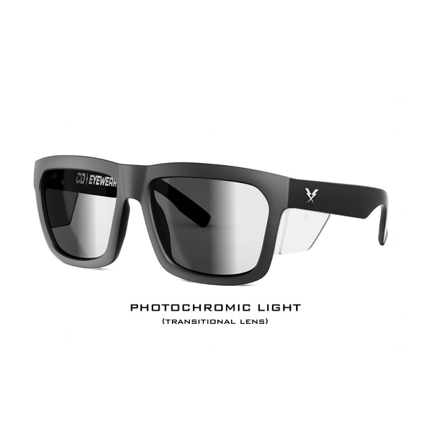 Hard Money Z87+ Matte Black Photochromic - Co Eyewear
